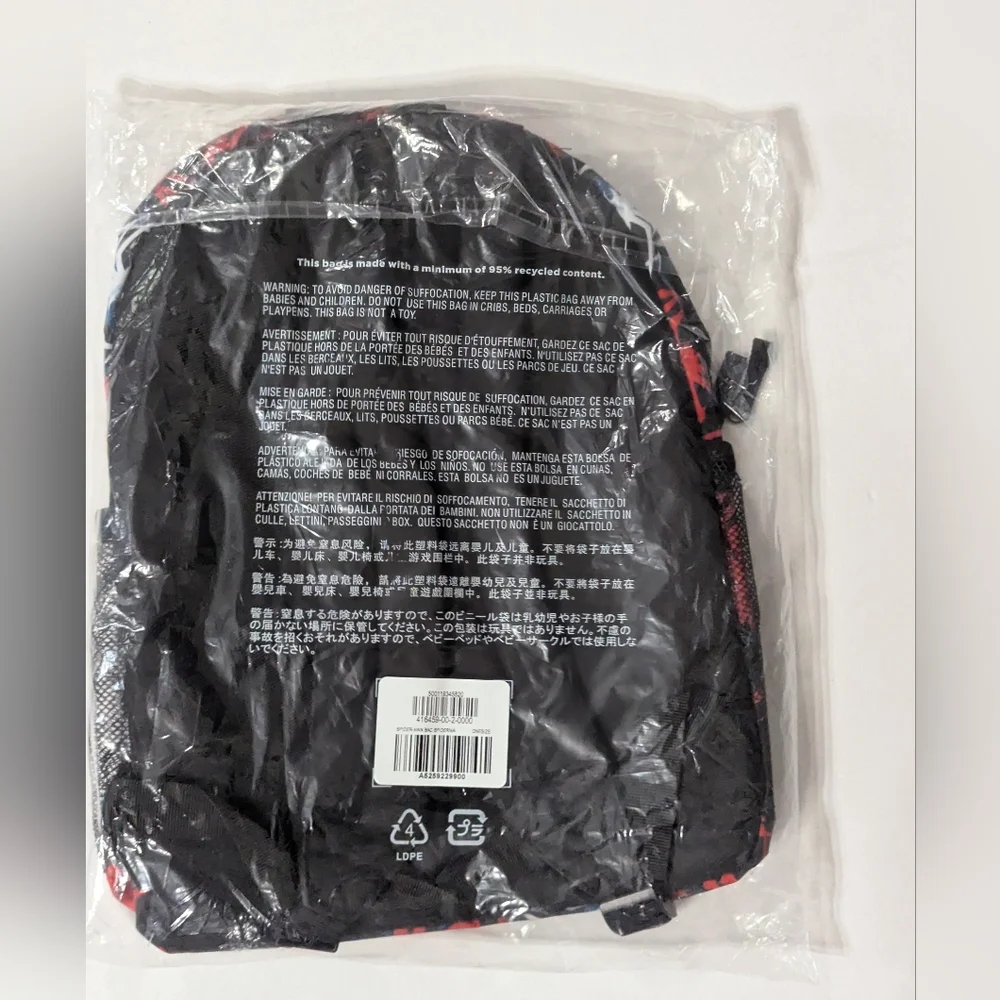 SpiderMan Backpack Across The spider verse Old Navy. NEW